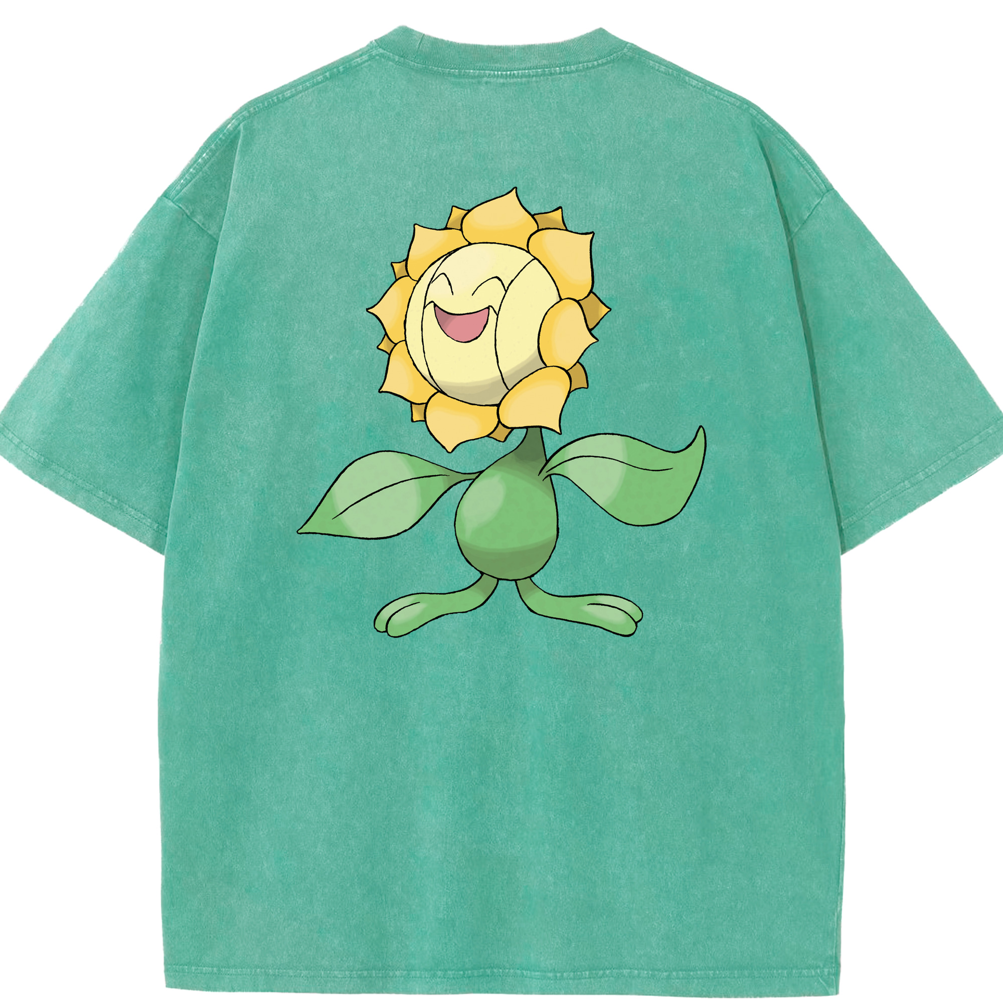 （画像用） ポケットモンスター Pokémon 綿100% ヴィンテージ風 半袖Tシャツ（背面プリント）